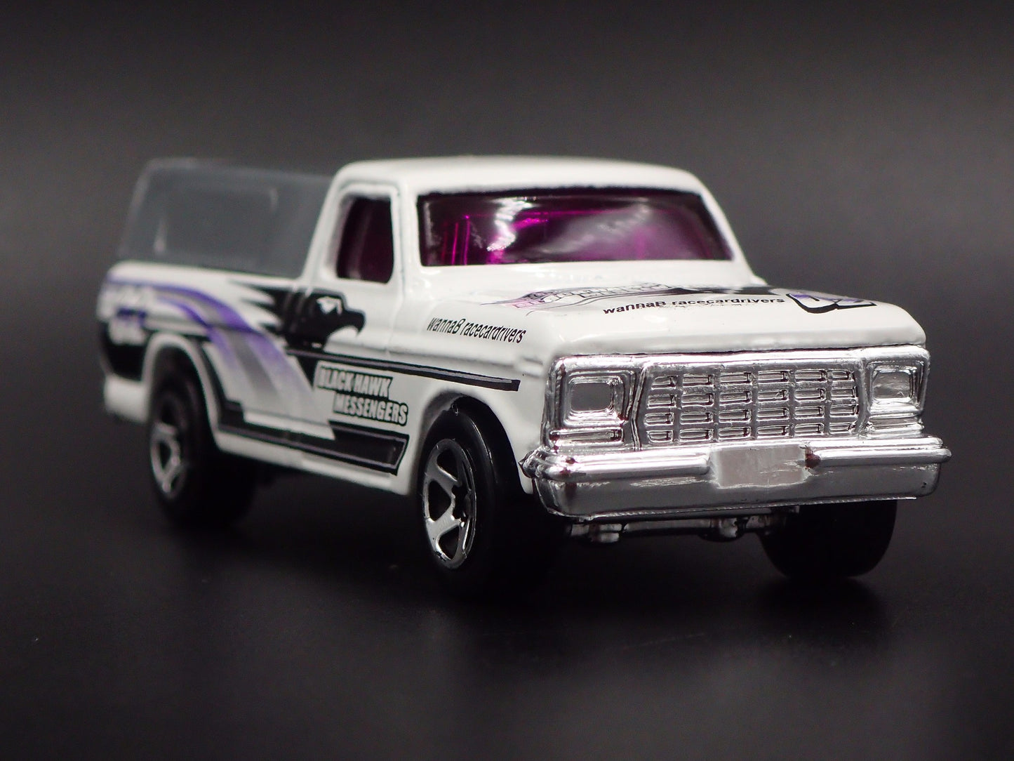1973-1979 FORD F150 LONG BED PICKUP TRUCK WHITE 1/64 SCALE DIECAST MODEL CAR