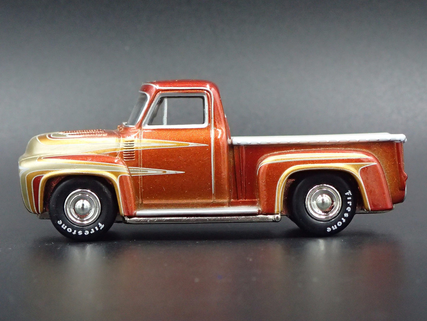 1954 54 FORD F-100 TRUCK BARRIS CUSTOM WILD KAT 1:64 SCALE DIECAST MODEL CAR