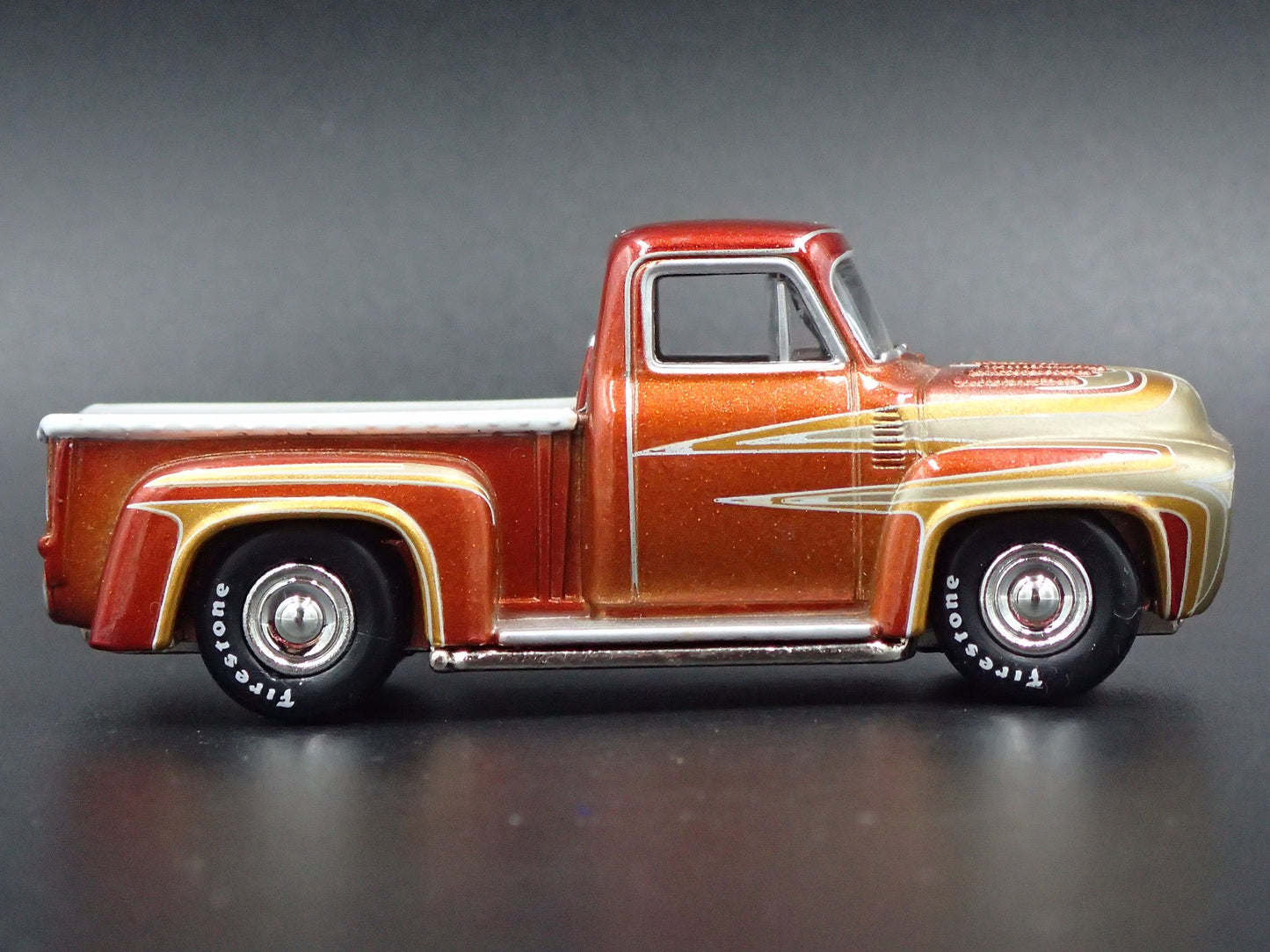 1954 54 FORD F-100 TRUCK BARRIS CUSTOM WILD KAT 1:64 SCALE DIECAST MODEL CAR