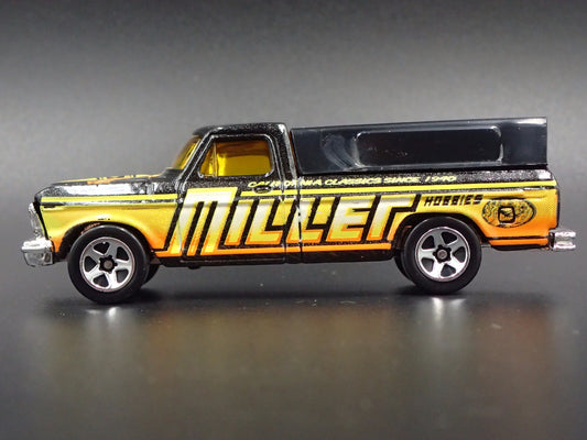 1973-1979 FORD F150 LONG BED PICKUP TRUCK BLACK 1/64 SCALE DIECAST MODEL CAR