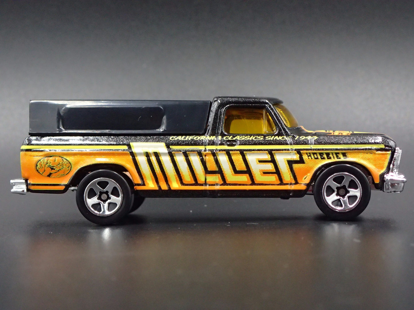 1973-1979 FORD F150 LONG BED PICKUP TRUCK BLACK 1/64 SCALE DIECAST MODEL CAR