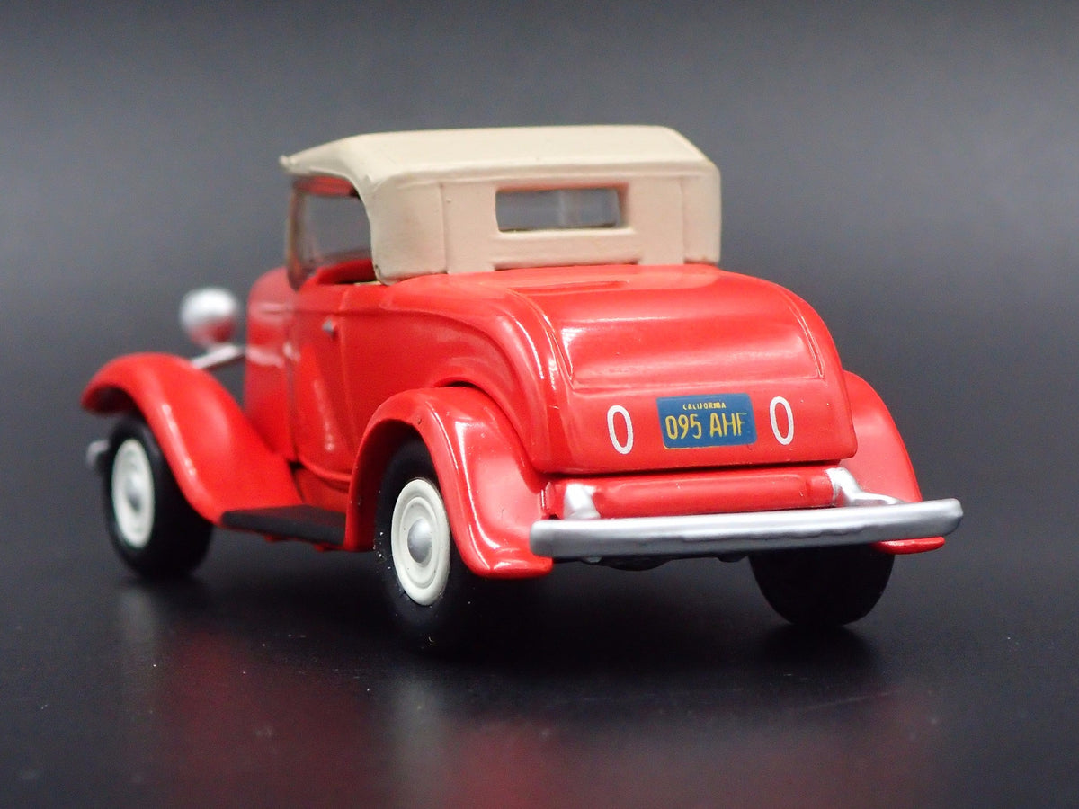 1932 FORD ROADSTER RARE 1:64 COLLECTIBLE DIECAST MODEL CAR-Burning Rubber Toy Company