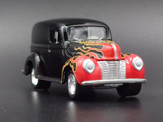 1940 FORD SEDAN DELIVERY RARE 1:64 SCALE LIMITED COLLECTIBLE DIECAST MODEL CAR-Burning Rubber Toy Company