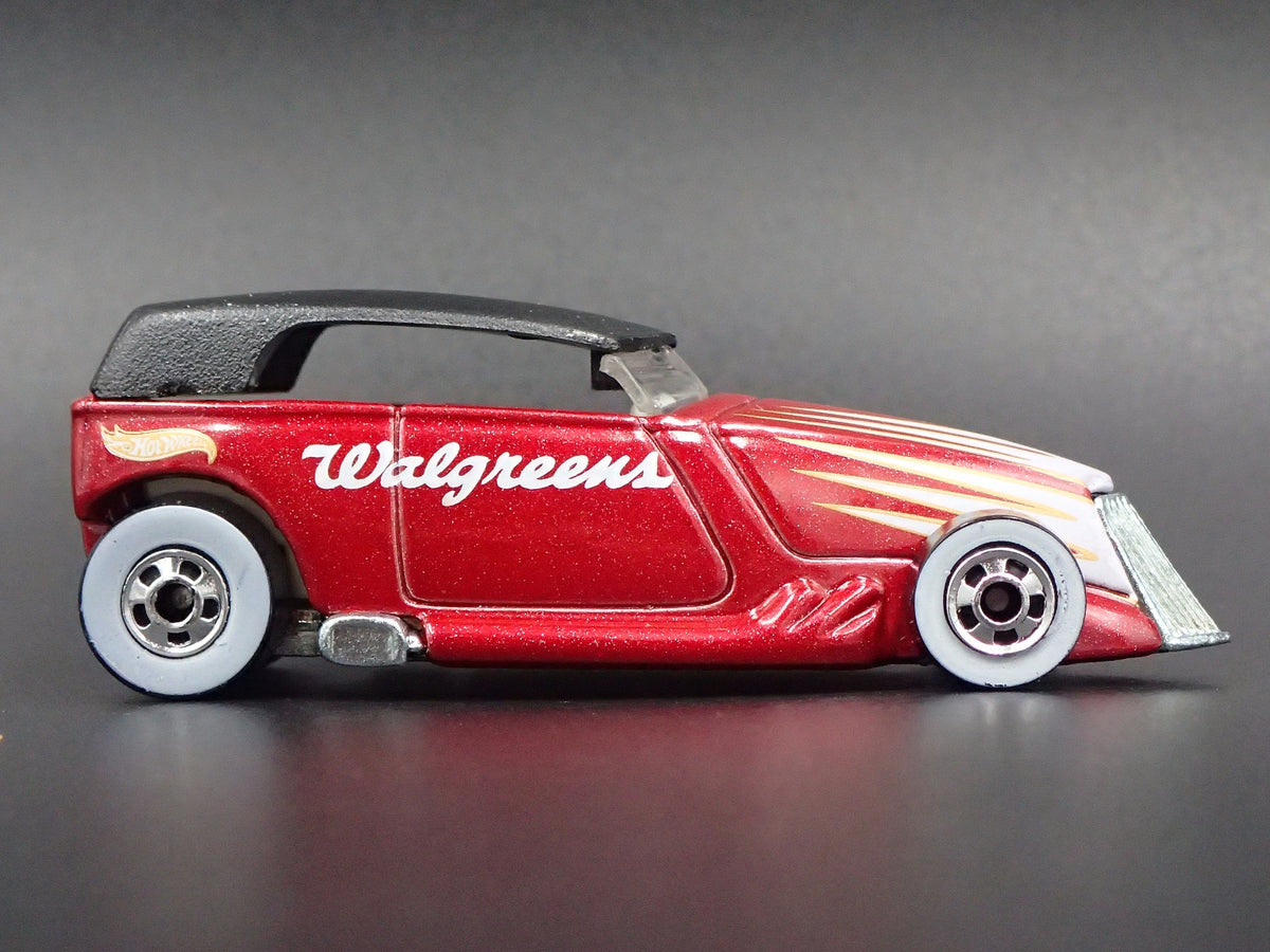 1937 37 FORD PHAETON CUSTOM WALGREENS 1:64 SCALE COLLECTIBLE DIECAST MODEL CAR-Burning Rubber Toy Company