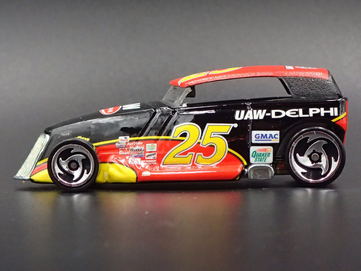 1937 37 FORD PHAETON CUSTOM UAW-DELPHI HOT ROD RARE 1:64 SCALE DIECAST MODEL CAR