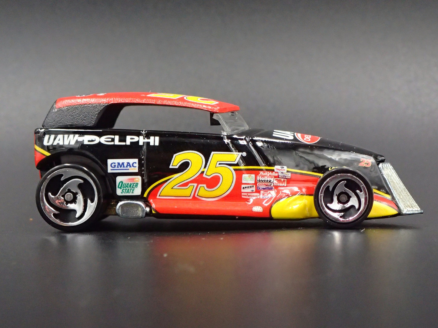 1937 37 FORD PHAETON CUSTOM UAW-DELPHI HOT ROD RARE 1:64 SCALE DIECAST MODEL CAR