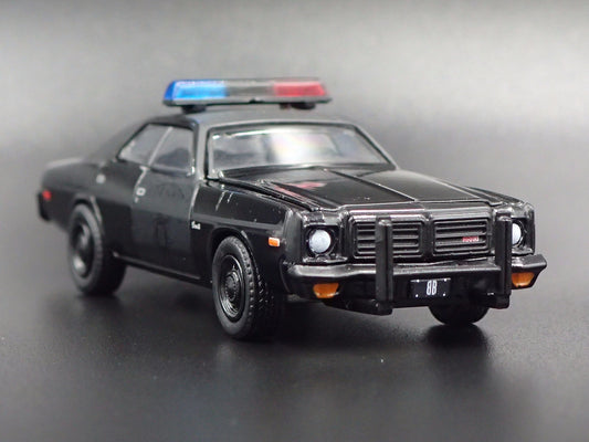 1976 DODGE CORONET HIGHWAY PATROL POLICE RARE 1:64 SCALE DIECAST MODEL CAR-Burning Rubber Toy Company
