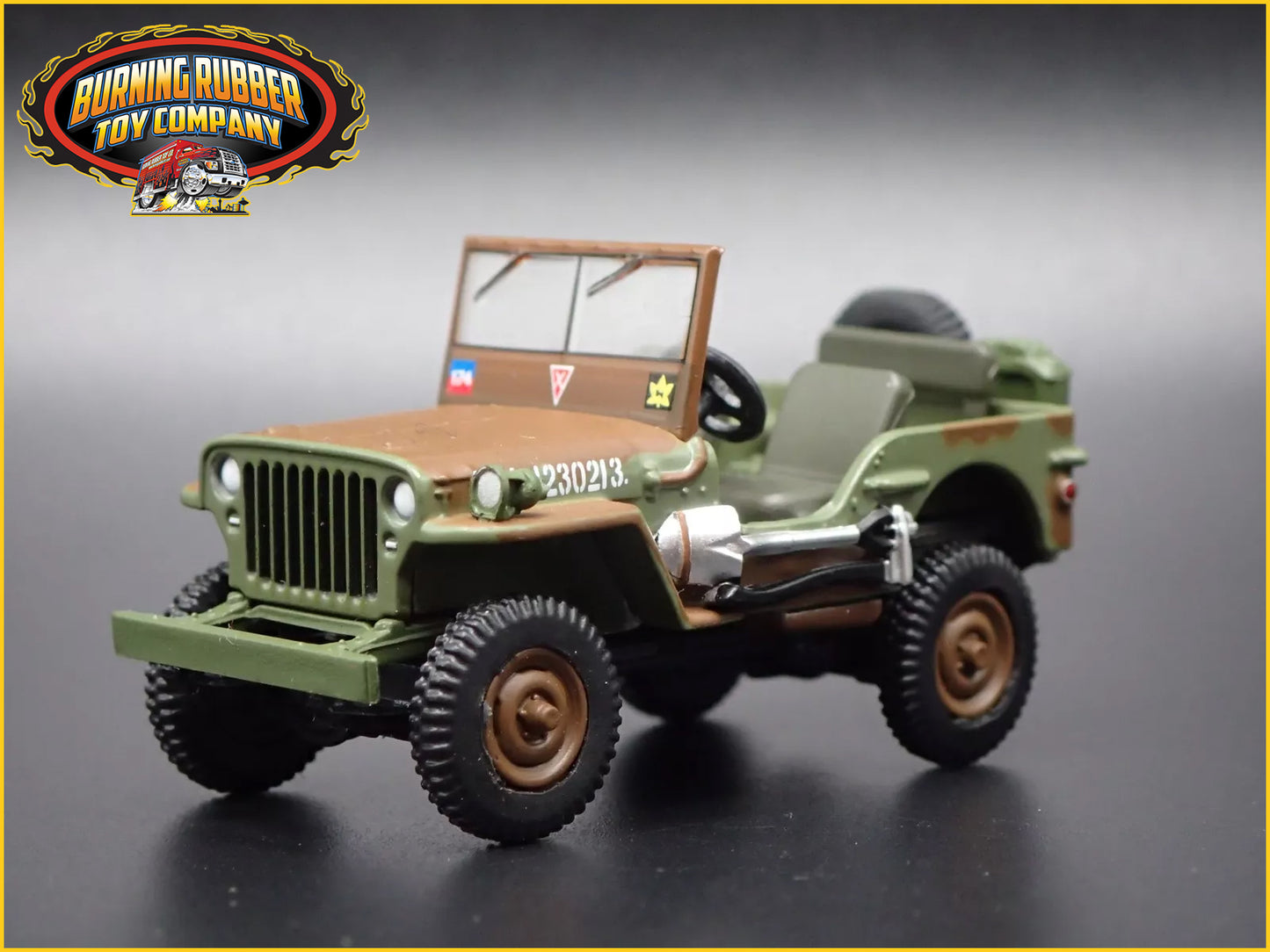 WWII WILLYS MB JEEP 1ST CANADIAN TANK BRIGADE 1:64 SCALE DIECAST MODEL CAR