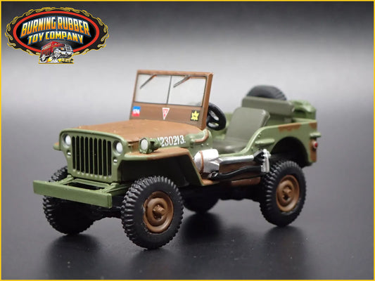 WWII WILLYS MB JEEP 1ST CANADIAN TANK BRIGADE 1:64 SCALE DIECAST MODEL CAR